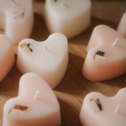 Свічка-серце "Прянощі та трави"