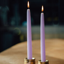 Набір лавандових столових свічок, 4 шт