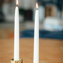 Набір білих столових свічок, 4 шт