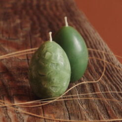 Свічка-писанка зелена /суцільна/мозаїка