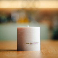 "Магія сандалу", свічка-циліндр з ароматом сандалу