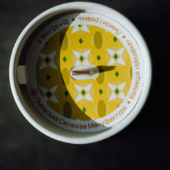 Свічка із соєвого воску з ароматом "лимон і ревінь"