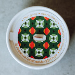 Свічка із соєвого воску з ароматом "томат і м'ята"