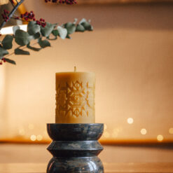 Свічка з бджолиного воску "Звізда"