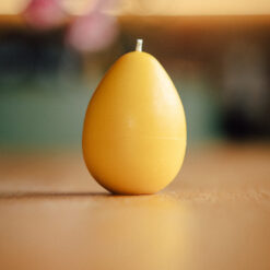 Свічка-яйце із бджолиного воску, 9,5 см